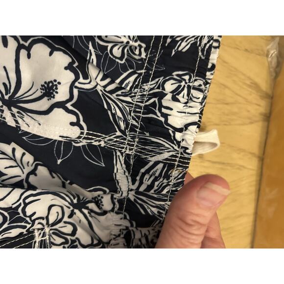 Swim Shorts 40-42 XL Resort Wear Hippie Beach Lounge Dad 90s Swim Trunks Blue - Picture 5 of 9